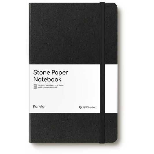 Lined Black Hardcover Classic Notebook
