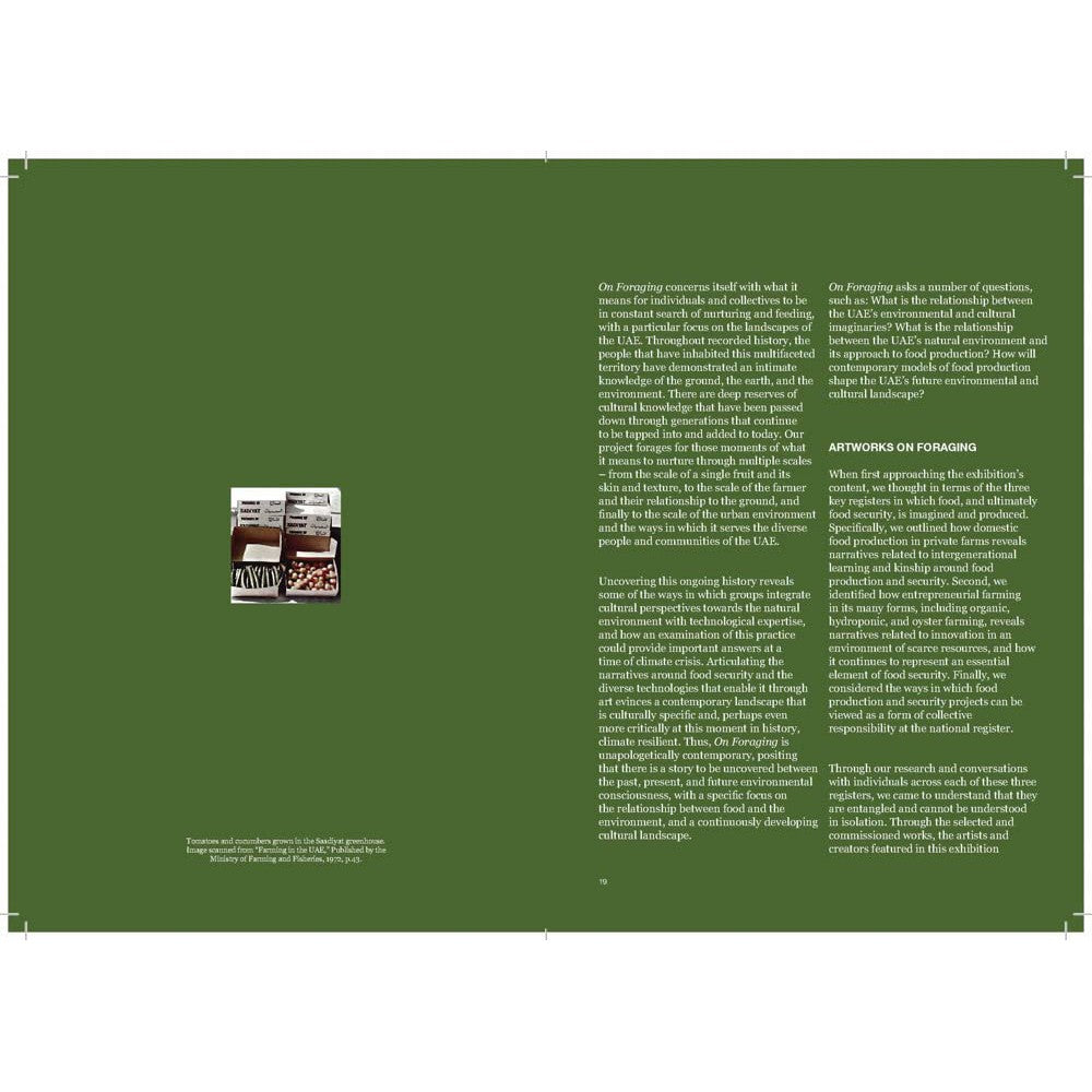 On Foraging - Food knowledge and Environmental Imaginaries in the UAE's landscape