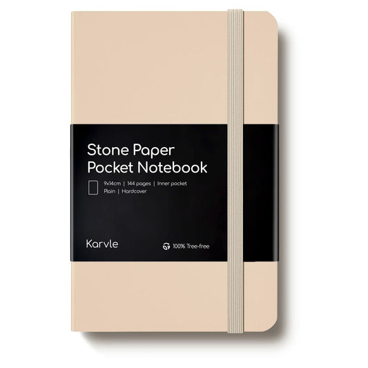 Plain Peach Hardcover Pocket Notebook