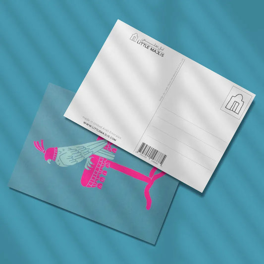 بطاقة بريدية – صقر على متن "واكير"