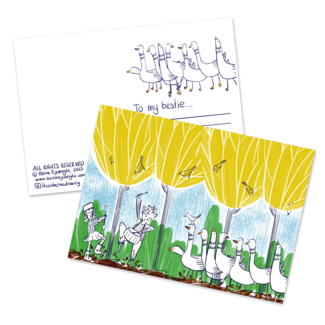 "To My Bestie" Postcard