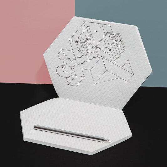 Isometric Notebook in Brick