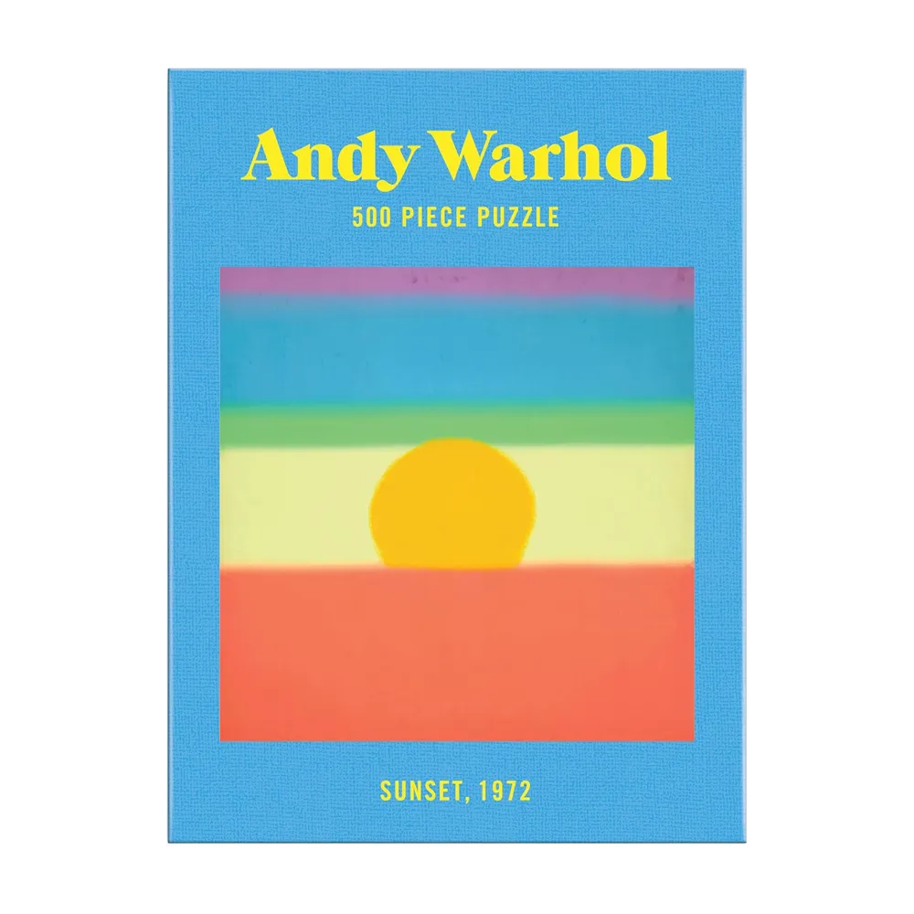 Andy Warhol Sunset 500 Piece Book Puzzle