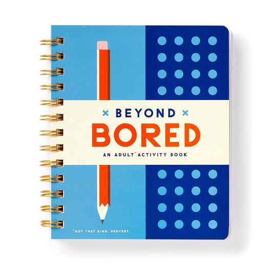 Brass Monkey Beyond Bored – Adult Activity Book With 200 Pages Of Puzzles and Games with Answer Key Included cover image
