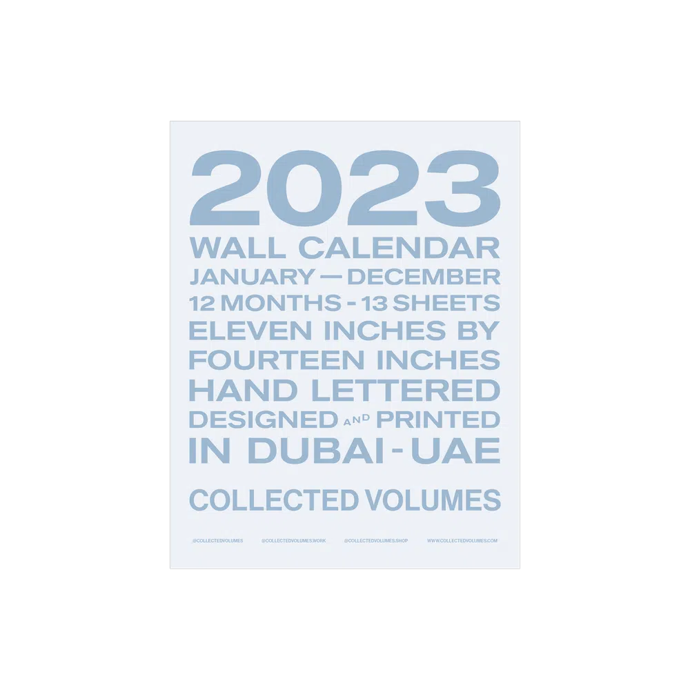 Collected Volumes 2023 Wall Calendar