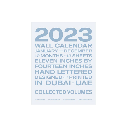Collected Volumes 2023 Wall Calendar