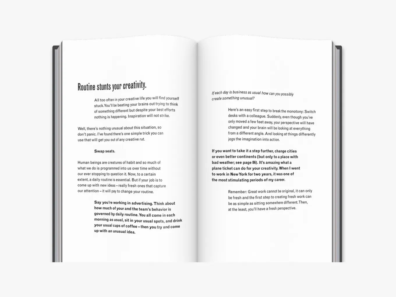 Hegarty on Creativity: There Are No Rules