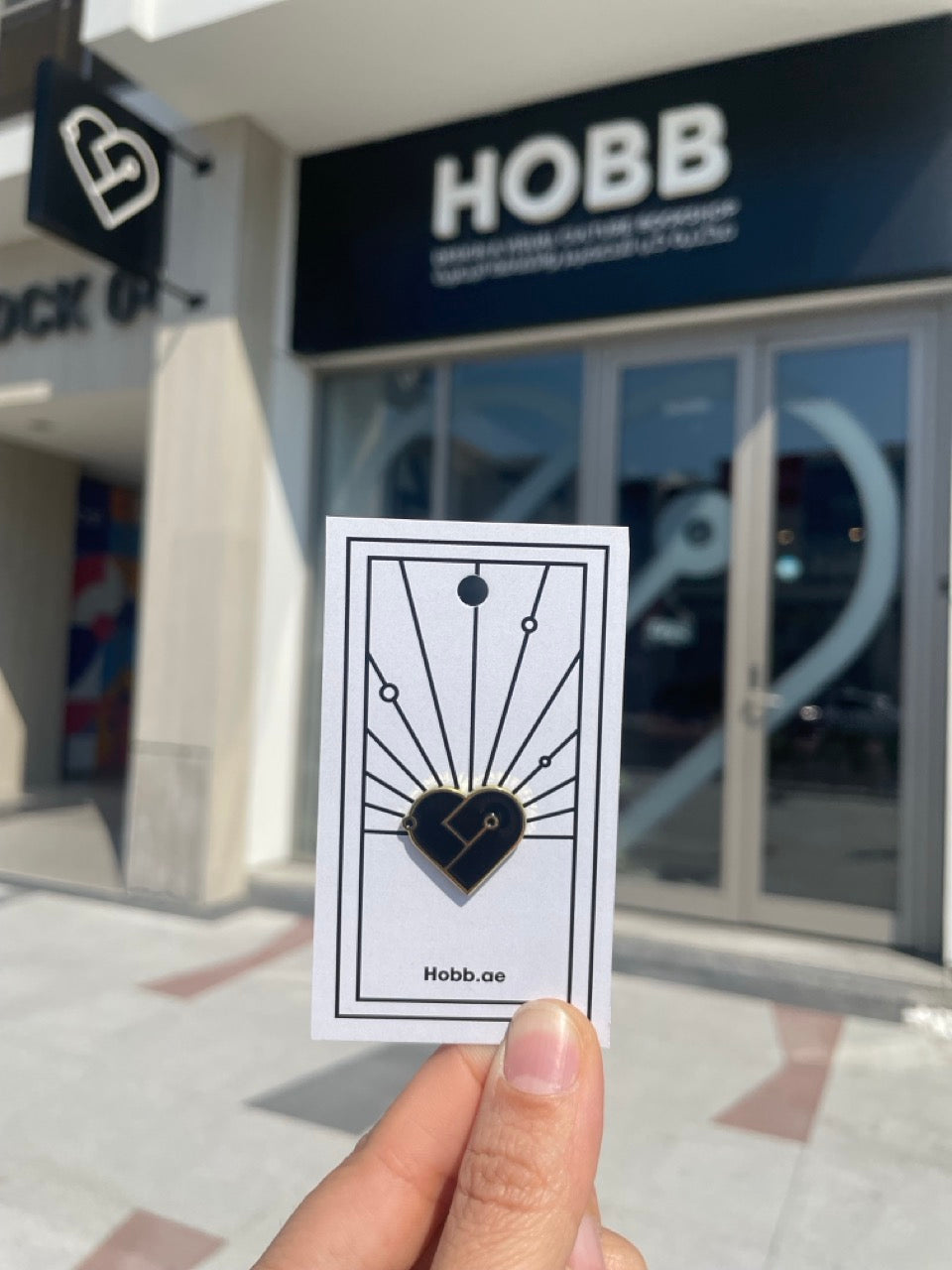 Hobb Enamel Pin