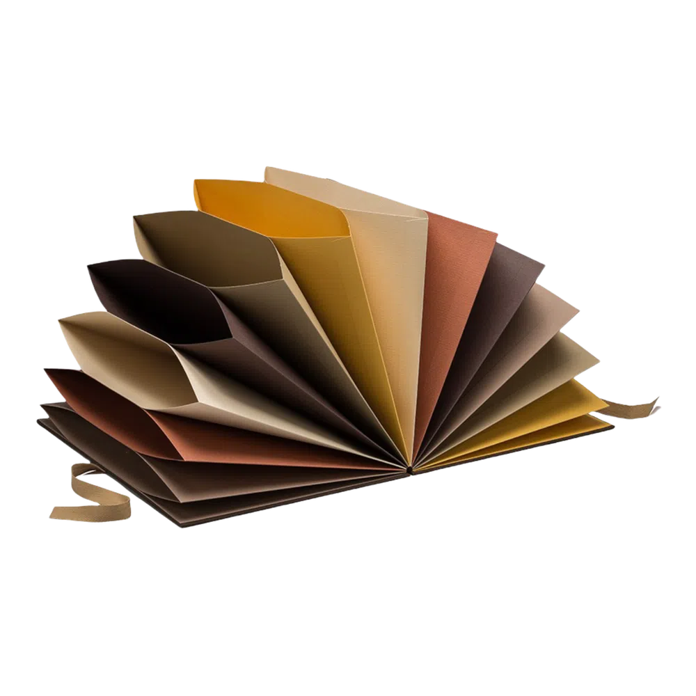 Multicoloured Folder (Brown)