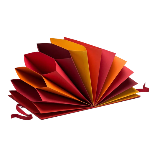 Multicoloured Folder (Red)