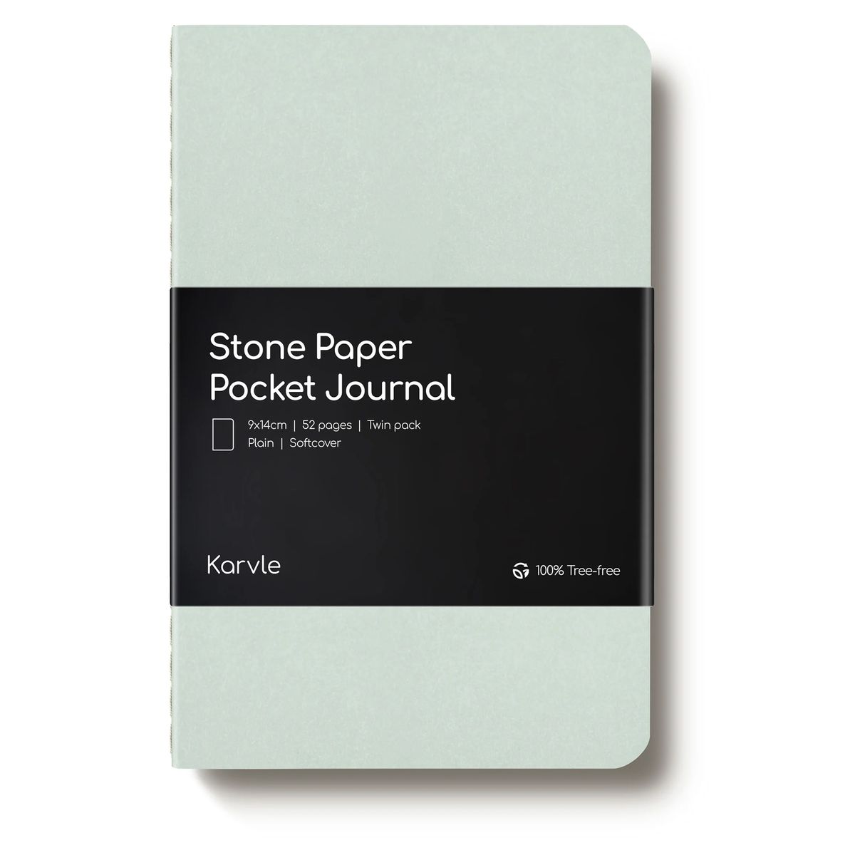 Plain Ash Softcover Pocket Journal (Twin-Pack)