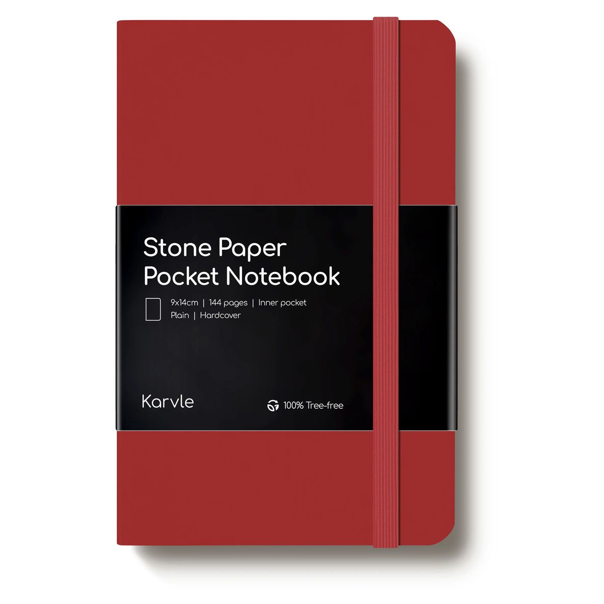 Plain Redwood Hardcover Pocket Notebook