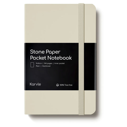 Plain Stone Hardcover Pocket Notebook