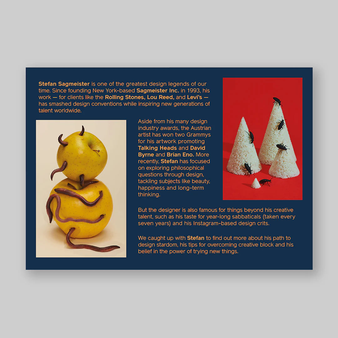 Posterzine® Issue 098 | Stefan Sagmeister