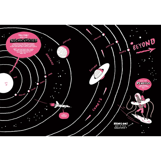 The Cosmic Book of Space, Aliens and Beyond: Draw, colour, create things from out of this world!