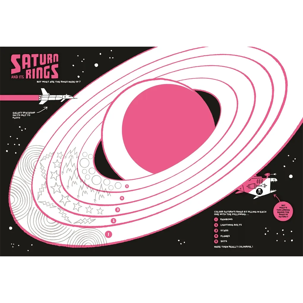 The Cosmic Book of Space, Aliens and Beyond: Draw, colour, create things from out of this world!