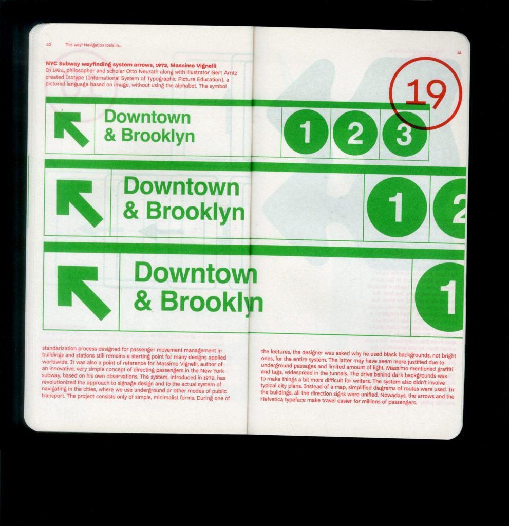 This Way! Navigation tools in visual communication” [Exhibition guide]