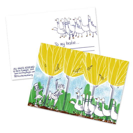 "To My Bestie" Postcard