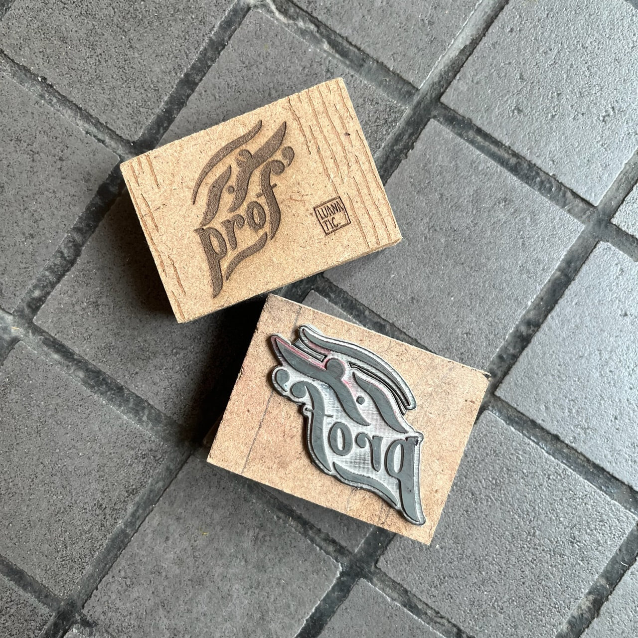 Wooden Stamp Super Prof