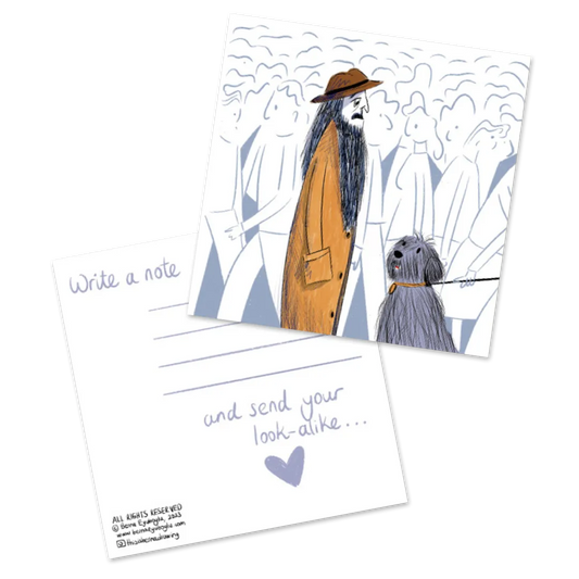 "Write a Note" Postcard