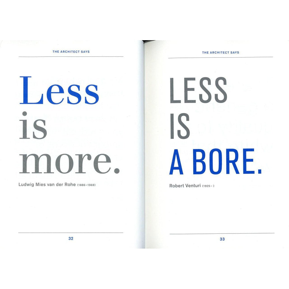 Architect Says (Words of Wisdom)