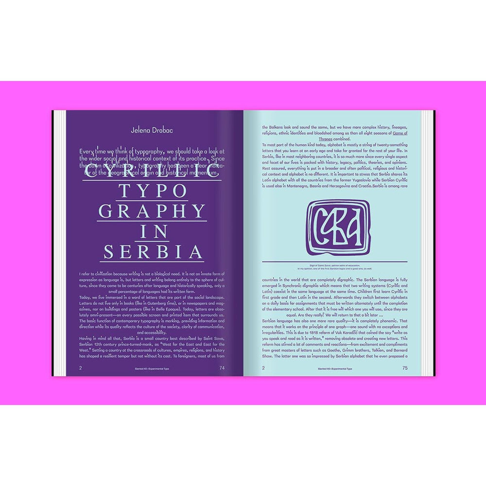 Slanted Magazine #40—Experimental Type