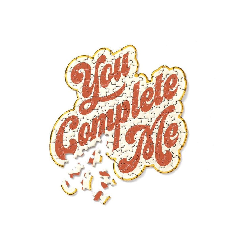 You Complete Me 100 Piece Mini Shaped Puzzle