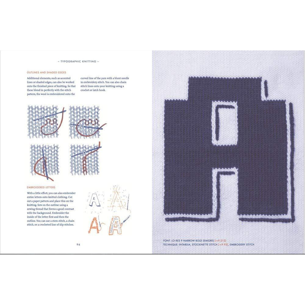 Typographic Knitting